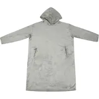 vidaXL Deken hoodie Grijs L Flanel