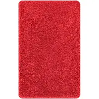 vidaXL Antislip Badmat Rood 50 x 80 cm PP