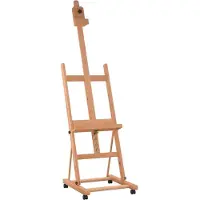 vidaXL Schildersezel 55x53,5x178 cm massief beukenhout