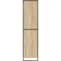 vidaXL Kast Sonoma 50 x 50 x 200 cm Bewerkt hout