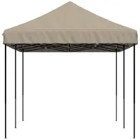 vidaXL Partytent Taupe 292 x 580 x 315 cm Oxford Stof