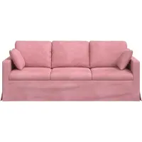 vidaXL Bank Roze 198 x 78 x 80 cm Fluweel