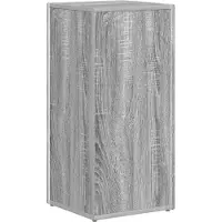 vidaXL Zijplank 33 x 32 x 70,5 cm Bewerkt hout Grijs Sonoma