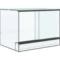 vidaXL Terrarium met opslag Transparant 40 x 30 x 30 cm Glas