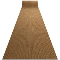Dywany Łuszczów Ceylon Deurmat Kokos Bruin Gestreept 100x590 cm - Antislip