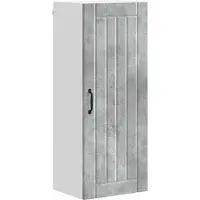 vidaXL Wandkast LUCCA Betongrijs 40 x 31 x 100 cm Bewerkt hout
