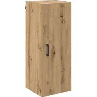 vidaXL Hoge kast Artisan-eikenhout, 34,5 x 34 x 180 cm, houtvezel