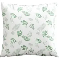 vidaXL Verspreiding Kussens 4 st Polyester stof Bladpatroon 40 x 40 cm