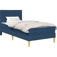 vidaXL Bedframe Blauw 100 x 200 cm Polyester