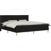 vidaXL Bedframe Zwart 180 x 200 cm Polyester