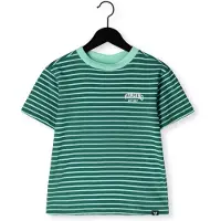 Vingino T-shirt Icon-stripe-SS Jongen Groen 128