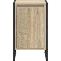 vidaXL Nachtkastje 2 st Sonoma 39,5 x 30 x 50 cm Bewerkt hout
