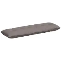 vidaXL Rugkussen Taupe 200 x 19 x 50 cm Stof