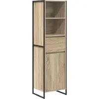 vidaXL Boekenkast Sonoma 43 x 36 x 150.5 cm Bewerkt hout