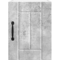 vidaXL Wandkast LUCCA Betongrijs 30 x 31 x 40 cm Bewerkt hout