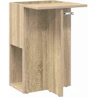 vidaXL Bijzettafel Sonoma Eik 35 x 40 x 55 cm Bewerkt hout