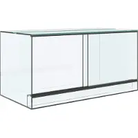 vidaXL Terrarium met opslag Transparant 80 x 40 x 40 cm Glas