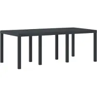 vidaXL Weerbestendige Tuintafel Antraciet 200 x 100 x 73 cm