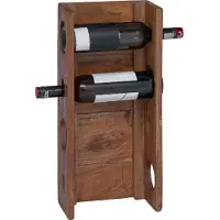 vidaXL Rek Bruin 24 x 13 x 54 cm Massief Mahoniehout