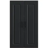 vidaXL Vaatwasserfront Kalmar, zwart, 60 x 31 x 100 cm