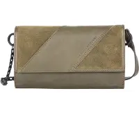 Spikes & Sparrow Spikes en Sparrow Mini Crossbody / Wallet Portemonnee RFID Flower Olive