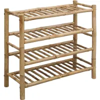 vidaXL Schoenrek 68 x 28 x 63 cm Bamboe Naturel