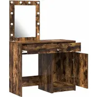 vidaXL Kaptafel 2 st Bruin 50 x 41 x 135 cm Bewerkt hout