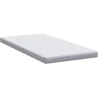 vidaXL Matras Wit 100 x 200 cm Jacquard stof