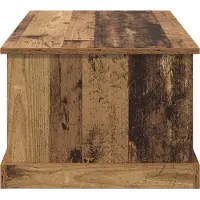 vidaXL Salontafel met lades, gerecycled hout, 90 x 50 x 35 cm, houtvezel