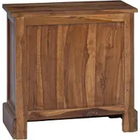 vidaXL Opbergkast met lade Naturel 60 x 30 x 60 cm Massief Teakhout