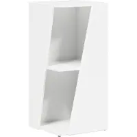 vidaXL Zijplank 33 x 32 x 70,5 cm Bewerkt hout Wit