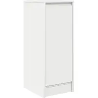 vidaXL Dressoir 29,5x34x76 cm spaanplaat wit