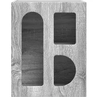 vidaXL Nachtkastje ELST 2 st Grijs Sonoma 40 x 35 x 50 cm Bewerkt hout