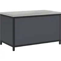 vidaXL Keukenopslag Kast HATTEM Antracietkleurig 90 x 50 x 53 cm Staal