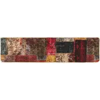 vidaXL Tapijt Runner MARSA Meerkleurig 100 x 450 cm Polyester en PVC
