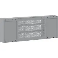 vidaXL Gereedschapskast met plank Rood en Grijs 150 x 20 x 55 cm Staal