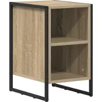 vidaXL Nachtkastje 2 st Sonoma Eiken 39.5 x 30 x 50 cm Bewerkt hout