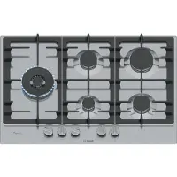 Bosch PCS7A5I90 - Gaskookplaat - 5 kookzones - Roestvrij staal
