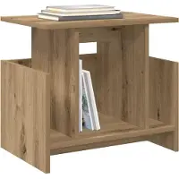 vidaXL TV Stand 2 st Artisan Eiken Bewerkt hout