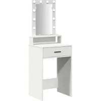 vidaXL Kaptafel Wit 50 x 41 x 140 cm Bewerkt hout
