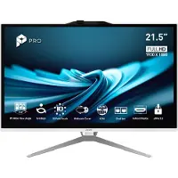 MSI Pro AP222T 14M-623EU Intel Pentium Gold G7400 54,6 cm (21.5") 1920 x 1080 Pixels Touchscreen Alles-in-één-pc 8 GB DDR4-SDRAM 128 GB SSD Windows 11 Pro Wi-Fi 5 (802.11ac) Wit