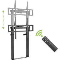 Techly ICA-TR68MW Elektrische TV Vloerstandaard 55-100" tot 120kg met Afstandsbediening