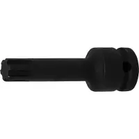 Bgs Kraft-Bit-Einsatz Länge 75 mm Antrieb Innenvierkant 12,5 mm (1/2") Keil-Profil (für RIBE) M13