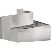 vidaXL Plantenbak zilver 60 x 60 x 50 cm Gegalvaniseerd staal