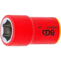 Bgs VDE dopsleutel, zeskant - 3/8 - 15 mm