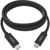 Vision TC 1MUSBC/BL, 1 meter, USB-C, USB-C, USB 3.2 Gen 1 (3.1 Gen 1), 5 Gbit/s, zwart