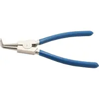 Bgs Sprengringzange abgewinkelt für Aussensprengringe 225 mm