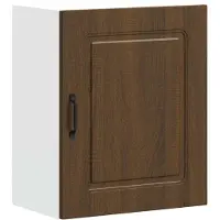 vidaXL Keukenwandkasten 2 st Kalmar bewerkt hout bruin eikenkleurig