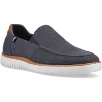 Hush puppies Damon Slip-on Textiel Heren Navy Loafers