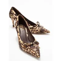 Prologue Camden Strik Spitse Neus Pump